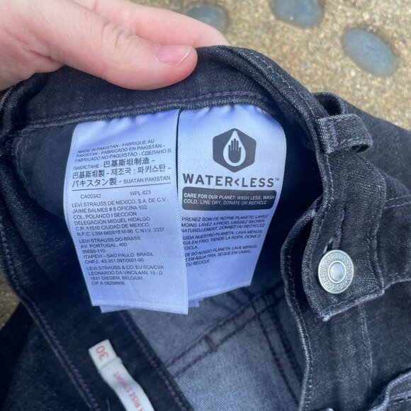 724 High Rise Slim Straight Crop Ripped Women's Jeans - Picture 6 of 7